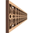 thumbnail image 3 of Ekena Millwork 46 3/8"W x 4"H x 3/8"T Daisy Fretwork Moulding, Hickory, 3 of 13