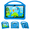 Azure, variant on Veidoo Kids Tablet, 32GB Storage WiFi 7 inch Android Tablet for Toddler, 7’’ IPS HD Display, Learning Tablet with IWAWA App, Children's Tablet with Silicone Case (Pink)