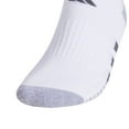 thumbnail image 3 of Big & Tall adidas 3-Pack Cushioned 3.0 No Show Socks Color: White Size: 12-15, 3 of 4