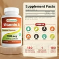 thumbnail image 2 of Best Naturals Vitamin A 7500mcg 180 Softgels for Healthy Vision and Immune System, 2 of 8
