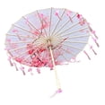 thumbnail image 3 of yuksok Chinese Umbrella Craft Silk Umbrella for Party Events Performance Dance Recitals Style E, 3 of 8