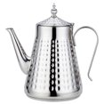 thumbnail image 1 of SANQIAHOME 1.8L(60oz) Stainless Steel Hammer Patterned Teapot With Removeable Infuser,Loose leaf cover,Silver, 1 of 12