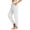 White, variant on Women's Linen Jogger Pants Lightweight Cotton with Pockets 28 Inch Beach Travel