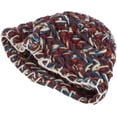 thumbnail image 4 of LinYooLi Women Colorful Knit Handmade Foldable Floppy Crochet Bucket Hat Chunky Beanie Cap, 4 of 6