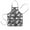 Black And White, variant on Beige Origami Dinosaurs Pattern Kids Aprons for Girls and Boys,Adjustable Neck Strap Toddler Aprons for Kids Cooking Baking