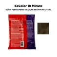 thumbnail image 3 of Matrix SoColor 10 Minute Pre-Bonded Permanent Hair Color & Developer Packettes ( 505N Medium Brown Neutral ) 2 Pack, 3 of 7