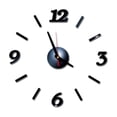 thumbnail image 4 of Raindrops 1Pcs Circular Black Acrylic Metal Silent Movement Wall Clock Minimalist Home Decorations 39.4X39.4X1In, 4 of 8