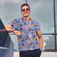 thumbnail image 4 of Fotbe Fastfoods Camiseta Polo de Golf para Hombre con Estampado – Camisa Deportiva Transpirable con Cuello Abotonado-X-Large, 4 of 6