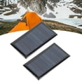 thumbnail image 4 of Panel solar 5V 2 piezas Panel de células solares Transmitancia de luz Sellado a prueba de agua para electrodomésticos de baja potencia para luces de emergencia ANGGREK Otros, 4 of 8