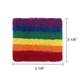 thumbnail image 3 of GOGO Rainbow Sweatband Set (1 Headband + 2 Wristbands), Cotton Sports Sweatbands, 3 of 5