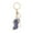 Blue, variant on High Heels Keychain with Buckle Decorative Alloy Keyring Colorful Rhinestones Car Key Holder Backpack Accessories