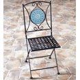 thumbnail image 4 of Metal Mosaic Outdoor Furniture - Black Chair, 4 of 6