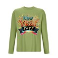 thumbnail image 5 of Blusas y camisas de manga larga con cuello redondo para hombre, ropa deportiva para el hogar, pijamas, camisetas de color liso, blusa deportiva para hombre, poliéster, 5 of 5