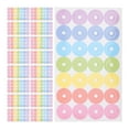 thumbnail image 2 of Reinforcements for Paper Holes Assorted Color 20 Sheets Pack 5 Packs Total, 2 of 6