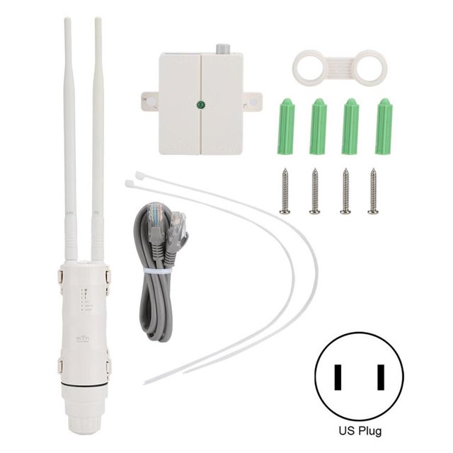 Extensor Wifi Inalámbrico Repetidor Ap Para Exteriores De Alta Potencia Ac600 Banda Dual 2.4G + 5G 100-240V (Enchufe De Ee. Uu.) seitruly EL009954-00