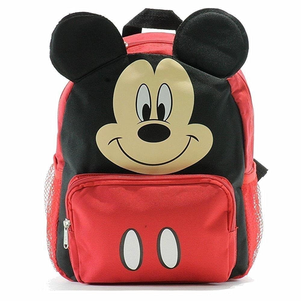 mickey mouse faces backpack