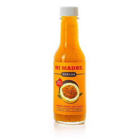Mi Madre Passion Fruit Hot Sauce, 100% Natural, Gluten Free, Allergen-Free, 5 oz
