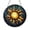 Acrylic 3.5 Inch, variant on Sun Face Glass Window Suncatcher, Boho Mandala Celestial Hanging Decor, Artistic Sun Design for Window Light and Home Decor
