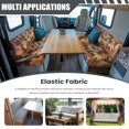 thumbnail image 3 of FOR U DESIGNS Owl Camo Print RV Dinette Cushion Covers Washable Sofa Furniture Protector Stretch RV Couch Cover Include 1 Backrest Covers and 1 Bench Covers, 3 of 7