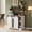 White, variant on Farmhouse 40'' Coffee Bar Cabinet with Storage Doors, Sideboard Buffet Cabinet for Dining Room, Kitchen, Brown