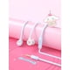 thumbnail image 4 of Sanrio Kuromi auriculares intrauditivos con cable, Cinnamoroll, auriculares de música Pochacco, juegos Kawaii, My Melody auriculares deportivos, regalos para niñas, 4 of 4