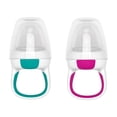 thumbnail image 1 of Set de 2 Alimentadores de Silicona OXO Tot para Autoalimentación en Teal y Rosa, 1 of 9
