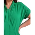thumbnail image 4 of Blusa Roman Fashion BL-GR-1833-VERDE Tallas Extras Verde 38, 4 of 6