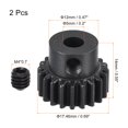thumbnail image 2 of 2Pcs RC 32P Hardened Pinion Gear 5mm Shaft 20T Motor Gears Carbon Steel RC Car Boat Drone, 2 of 5
