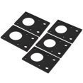 thumbnail image 1 of 5Pcs 42 Stepper 3D Printer Motor Mount Plate, High Reliability Aluminum Alloy Motor Mounting Flat Bracket 3D Printer Mounting Plate Black, 1 of 8
