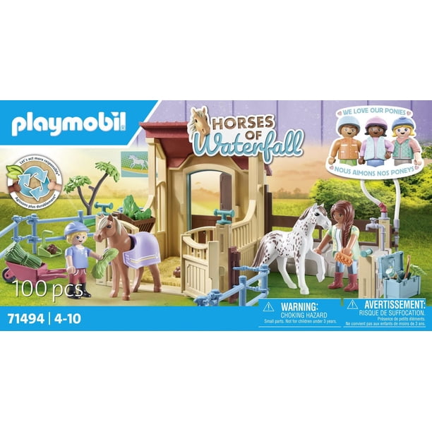 Playmobil 6935 Boîte avec cavalière et cheval Appaloosa