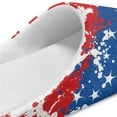 thumbnail image 4 of Chririnla Classic American Flag Family Slippers Soft Plush Fuzzy Comfy Non Slip Indoor House Shoes Warm Cozy Anti Skid Memory Foam Sole Lightweight For All, 4 of 7