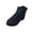 Navy, variant on LRGSHF Women's Ankle Boots Chunky Low Heels Booties Slip On Elastic Fall Short Boots Round Toe Solid Faux Suede Casual Booties Back Bow Decor Non-Slip Comfortable Walking Shoes