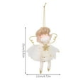thumbnail image 6 of Dserfhy Mini Christmas Angel Doll Ornaments Christmas Tree Plush Angel Pendant for Xmas Birthday Thanksgiving Wedding Valentine's Day Decoration, 6 of 8