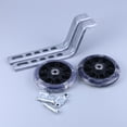 thumbnail image 3 of 1 Paire de Roues Stabilisatrices pour Accessoires de Vélo pour Enfants avec Stabilité Réglable et Acier Noir Résistant aux UV, 3 of 8