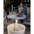 thumbnail image 4 of Keter Hielera 30L, Illuminated Cool Bar, Mesa De Almacenamiento con Luces Led, Conservadora De Bebidas, Polipropileno, 4 of 8