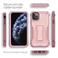thumbnail image 7 of ExoGuard For iPhone 11 Pro Case, Phone Case with Screen Protector and Kickstand (Pink), 7 of 7