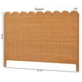 thumbnail image 6 of bali & pari Maritza Boho Standalone Headboard, Queen, Light Honey, 6 of 7
