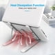thumbnail image 4 of Soporte para portátil blanco, ajustable de 8 niveles, de plástico antideslizante, silicona y aleación de aluminio, compatible con MacBook Air Pro, HP, 1, 4 of 5