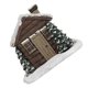 thumbnail image 4 of Christmas Cabin Incense Burner Decorative Incense Cone Burner Xmas Ornament, 4 of 5