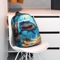 thumbnail image 3 of Disketp Colorful Underwater Shark Mochila Escolar de 15 Pulgadas, Mochila Ligera para Estudiantes, Viajes y Trabajo, Cómoda y Resistente para el Uso Diario, 3 of 6