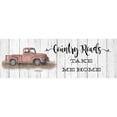 thumbnail image 3 of Jacobs, Billy 14x7 Black Modern Framed Museum Art Print Titled - Country Roads, 3 of 5