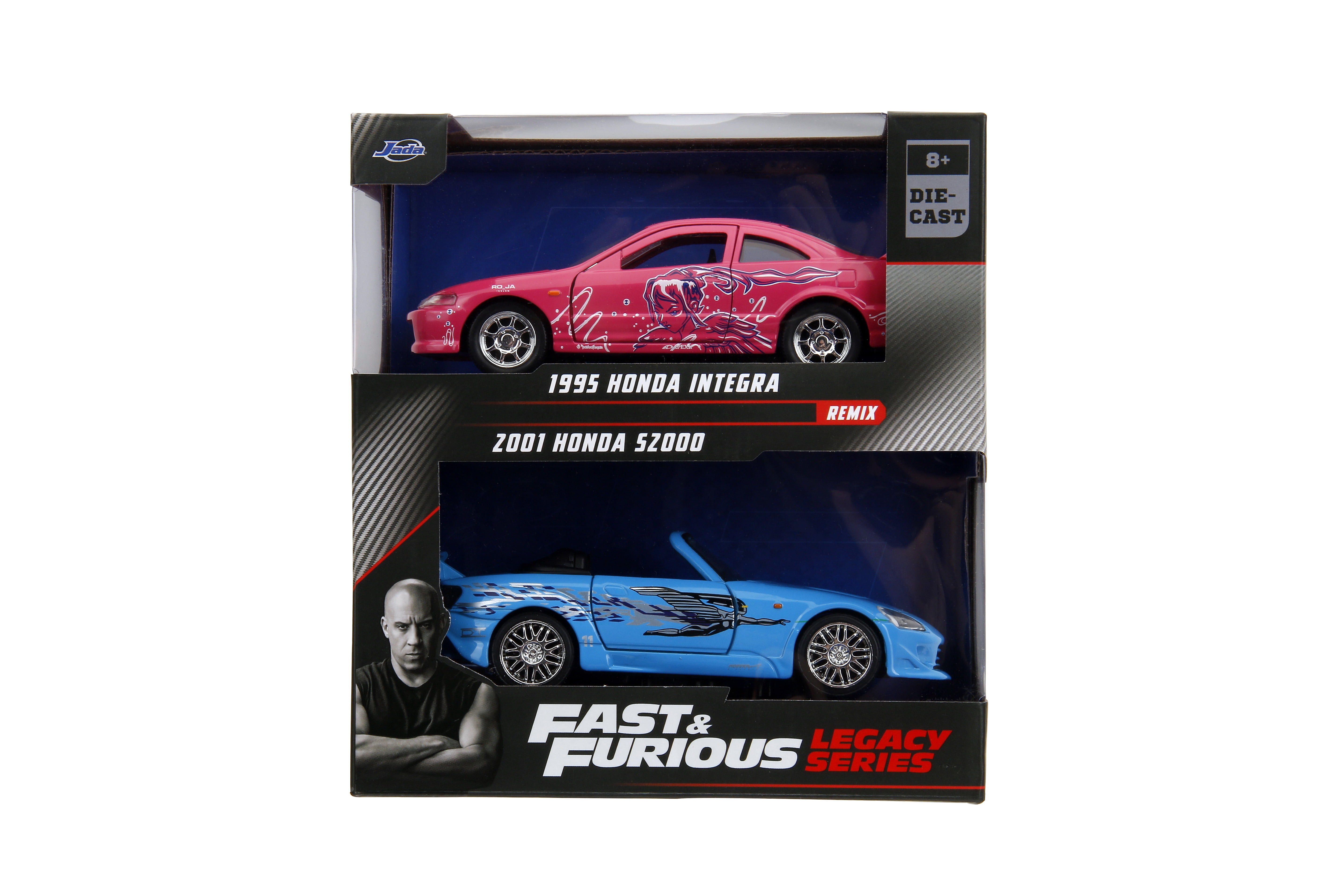 Jada Fast & Furious インテグラ S2000 2台セット Jada Fast & Furious 1:32 Legacy Twin pack – Honda S2000 & Honda