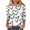 Black, variant on Ruimatai Women's Casual 3/4 Sleeve Round Neck Top Blouse Soft Stretch Comfortable Everyday Wear Fashion Shirt