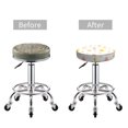 thumbnail image 6 of Lsque Funny Chicken Round Bar chair cushion covers Velvet Fabric Premium Comfort Protects from Scratches and Stains for 14-17 Inch Chair- 13 inch, 6 of 7