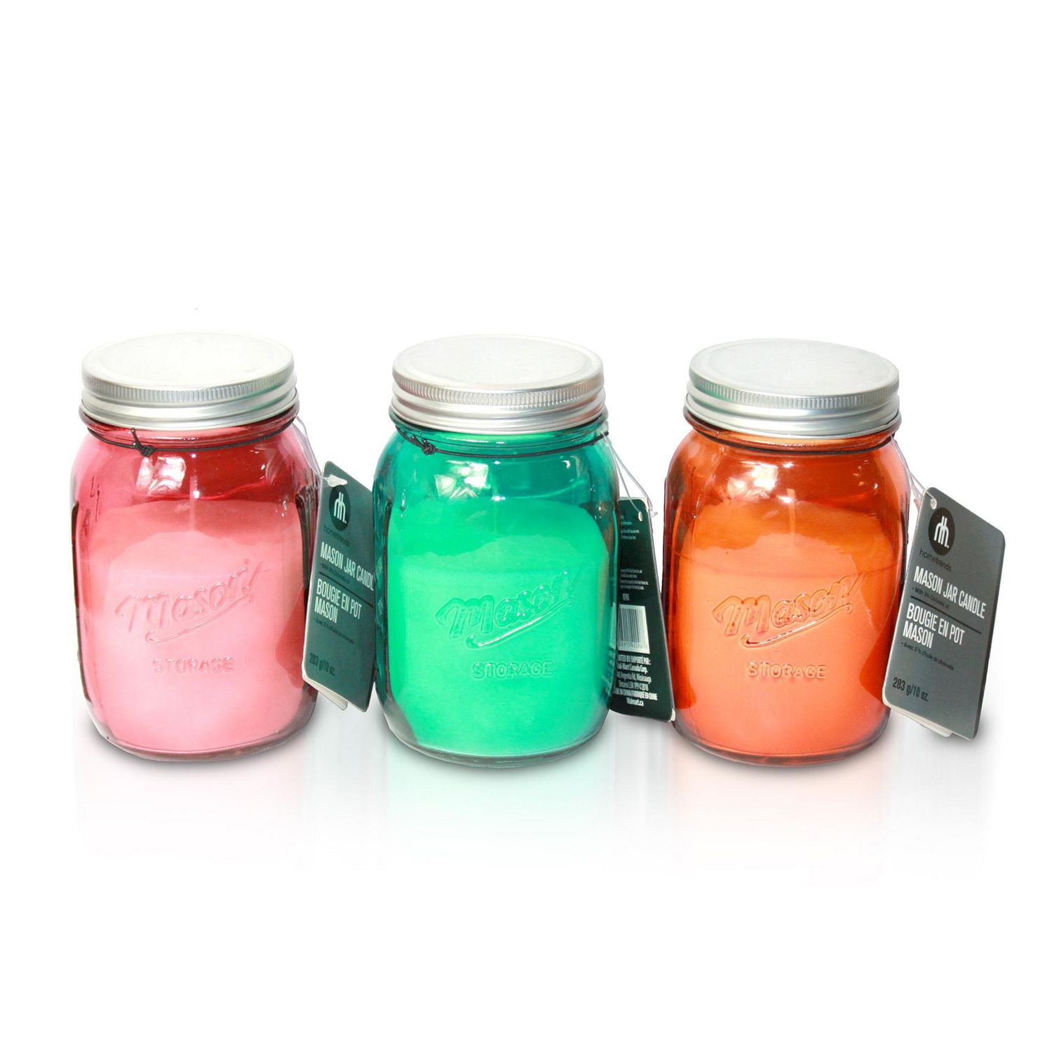 hometrends Mason Jar Citronella Candle, 10 oz