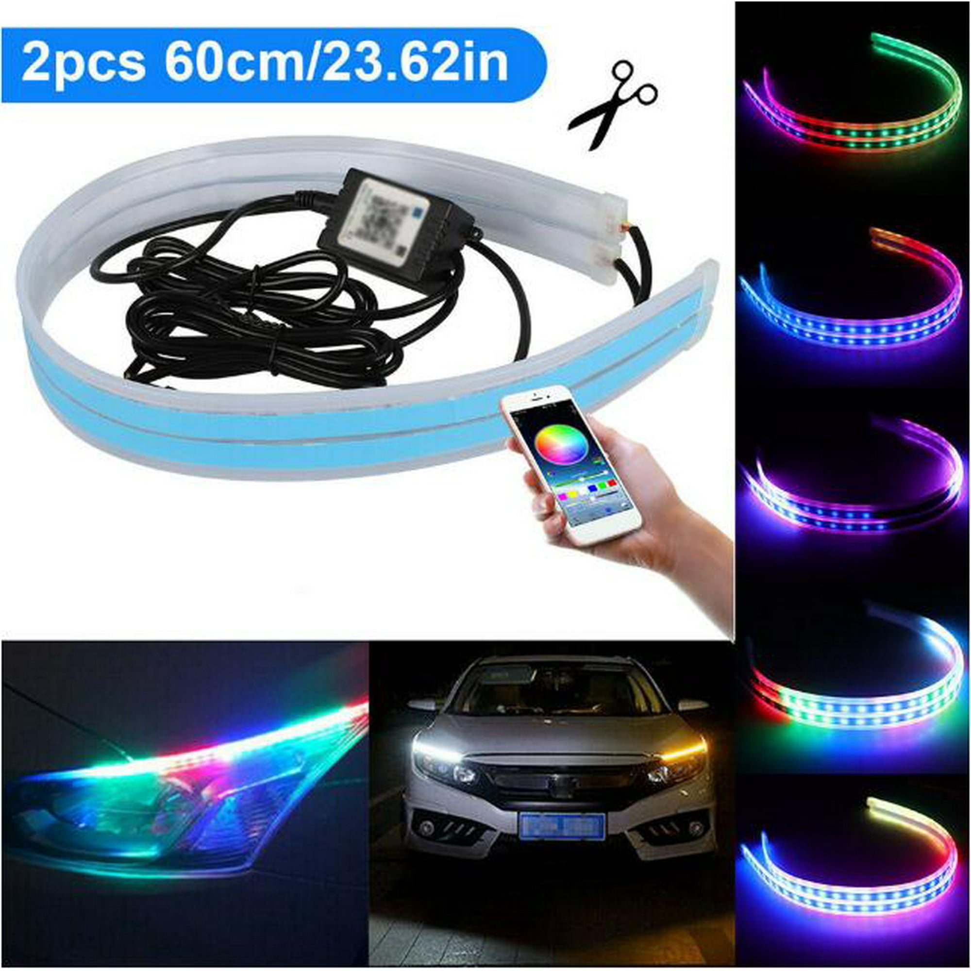 Car headlight strip discount