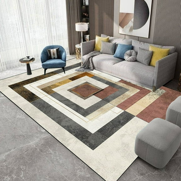 Nordic Geometry Home Carpets for Living Room Light Luxury Large Rugs Hall Sofa Chair Area Foot Mat Room r Hallway Carpet