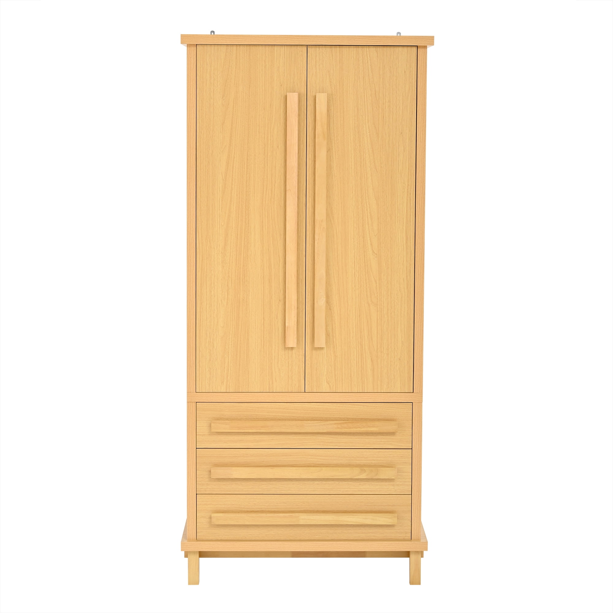 Euroco 70" Kitchen Pantry Cabinet,Large Food Storage Pantry Cabinet with 2 Cabinet Shelves,6 Door Shelves & 3 Drawers,Freestanding Tall Cupboard for Kitchen, Dining Room, Living Room, Bathroom