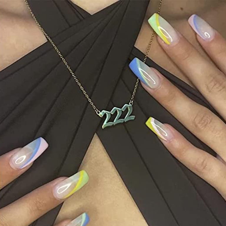 Angel Number Necklace 111 222 333 444 555 666 777 888 999