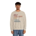 thumbnail image 4 of Truck Driver Sweatshirt Gifts Crew Neck Shirt Long Sleeve Unisex, 4 of 5